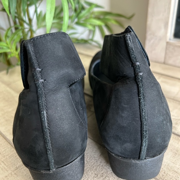 Dansko Lulu Mary Jane Nubuck Suede Leather Wedge Size 39 Shoe Black - Picture 8 of 10